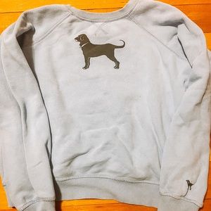 Black dog blue crew neck